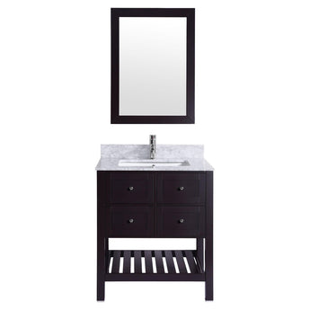 Vanity Cabinet Set Espresso 29.5"W LV6-30B