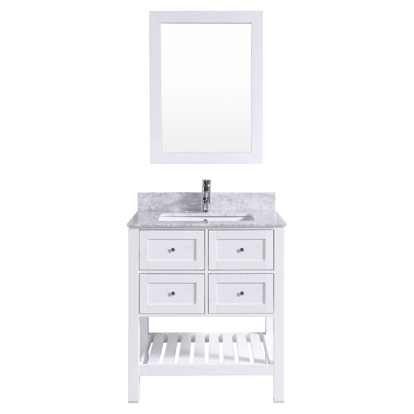 Vanity Cabinet Set White 35.5"W LV6-36W