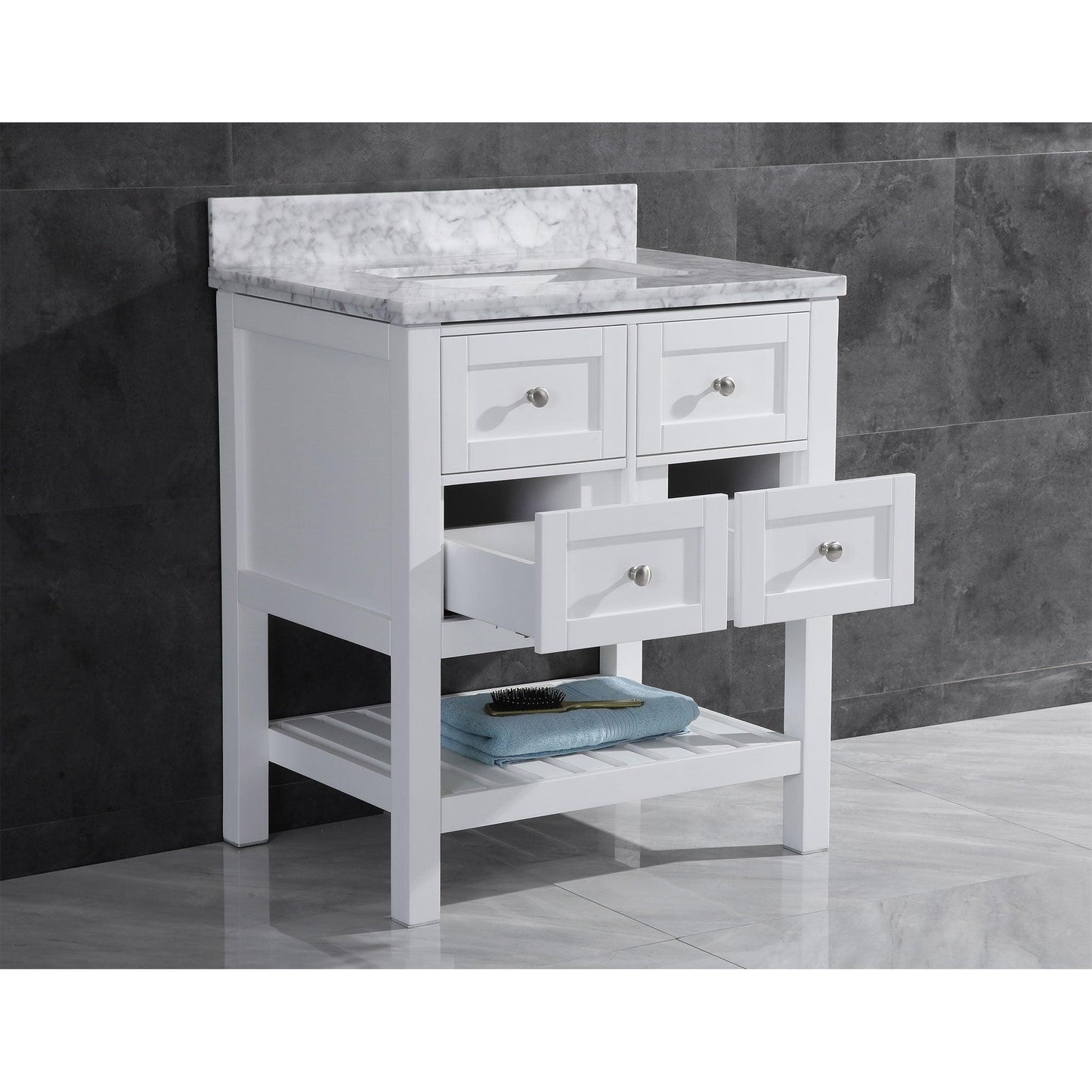 Vanity Cabinet Set White 35.5"W LV6-36W