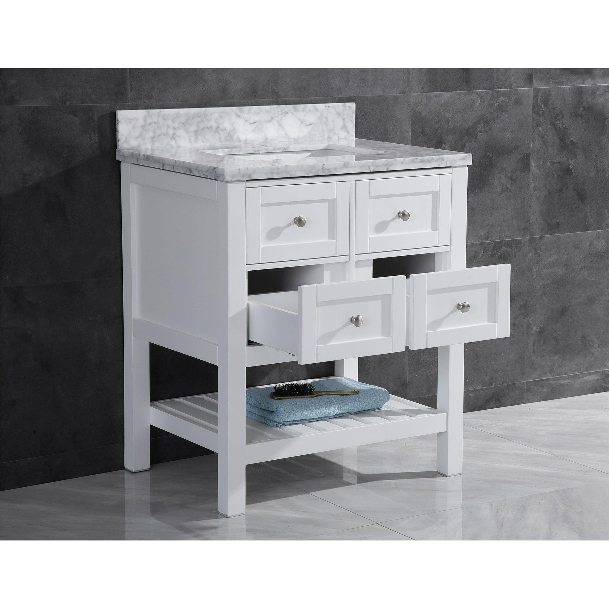Vanity Cabinet Set White 35.5"W LV6-36W