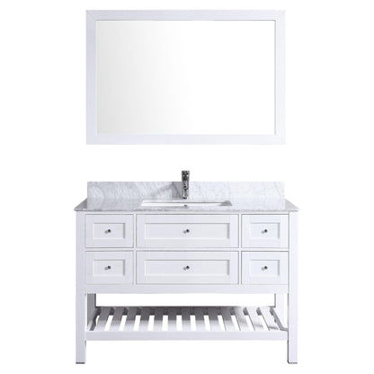 Vanity Cabinet Set White 47.5"W LV6-48W