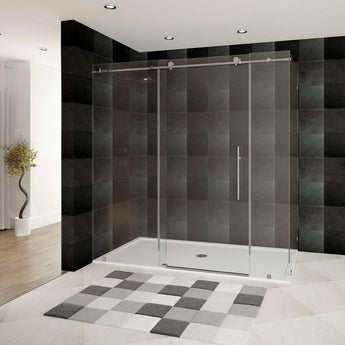 68-72 W x 76 H  x 36 D Sliding Shower Enclosure ULTRA-C Brushed Nickel