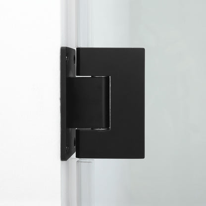 50-51 W x 72 H  Swing-Out Shower Door ULTRA-E Matte Black
