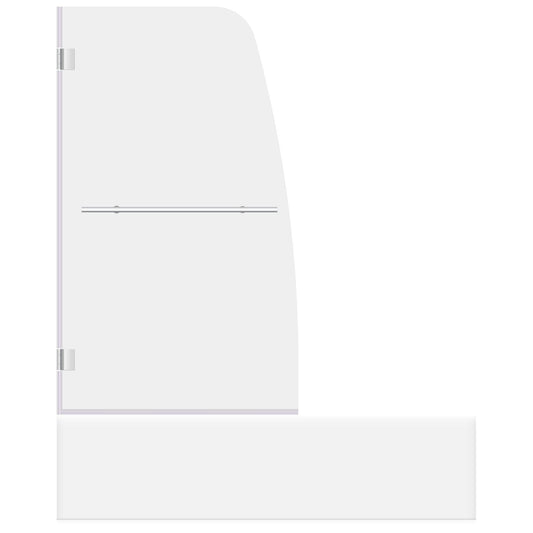 34 W x 58 H  Swing-Out Bathtub Door ULTRA-F