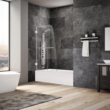 34 W x 58 H  Swing-Out Bathtub Door ULTRA-F