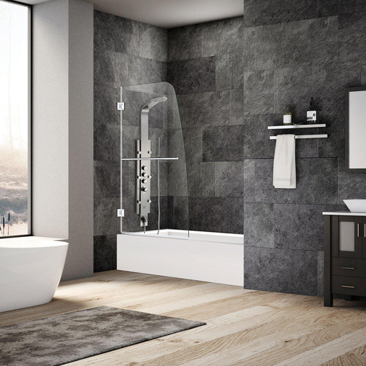34 W x 58 H  Swing-Out Bathtub Door ULTRA-F