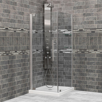 29 3/8-30 W x 72 H  x 29-30 D Swing-Out Shower Enclosure ULTRA-G