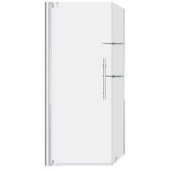 29 3/8-30 W x 72 H  x 29-30 D Swing-Out Shower Enclosure ULTRA-G