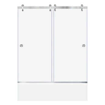 57 1/2-60 W x 62 H  Bypass Sliding Bathtub Door ULTRA-H