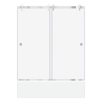 57 1/2-60 W x 62 H  Bypass Sliding Bathtub Door ULTRA-H