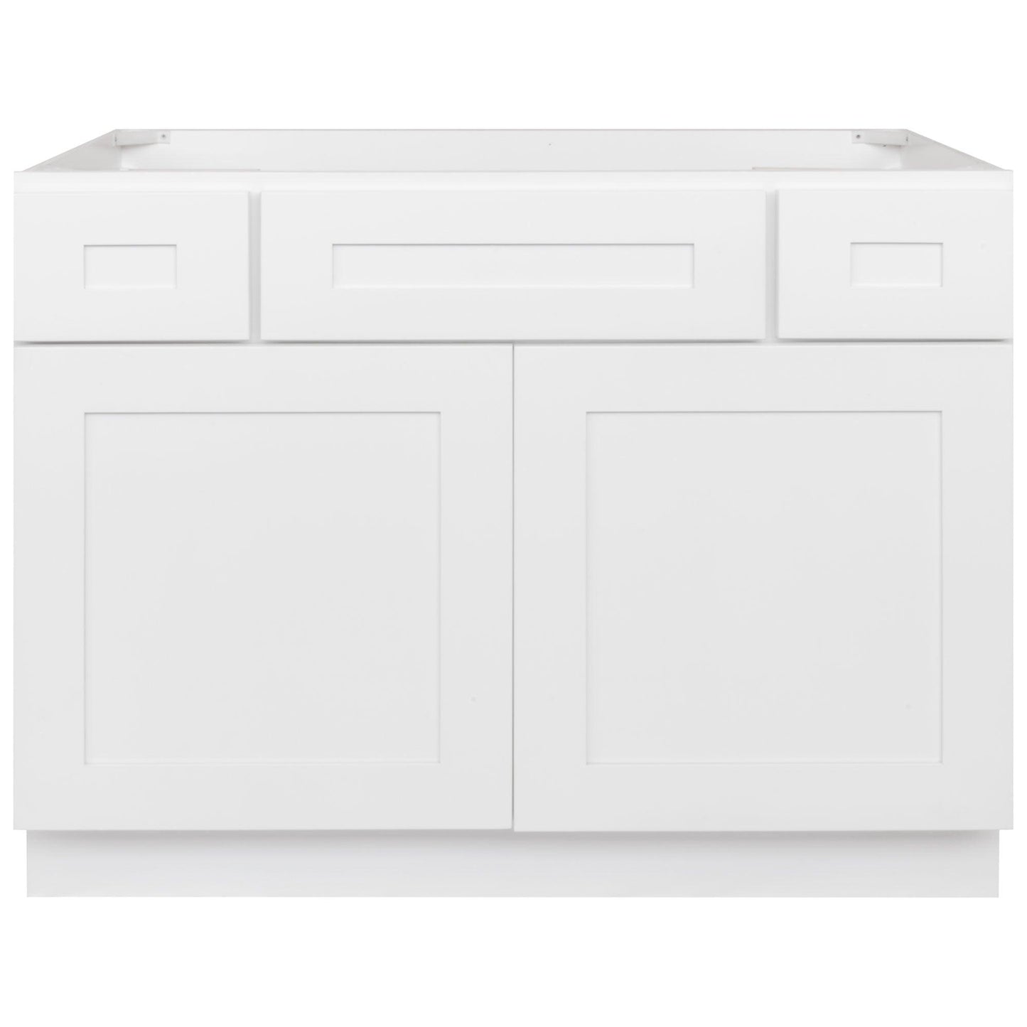 42 W x 21 D x 34.5 H Vanity Sink Base Cabinet - Alpina White